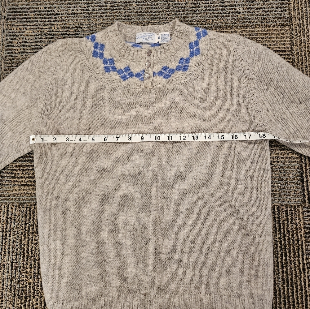 Norther Isles Wool Sweater Size 40 - Picture 4 of 7